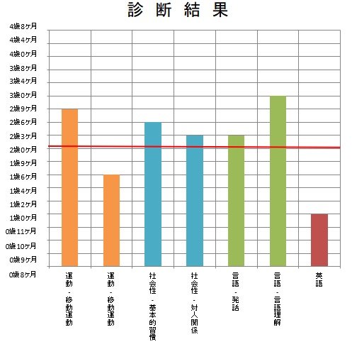 グローバル式発達診断の見本